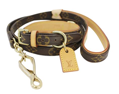 louis vuitton dog clothes for sale|Louis Vuitton collar and leash.